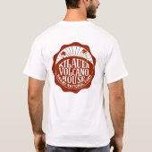 Vulkan-Haus Kilauea Hawaii T-Shirt (Rückseite)