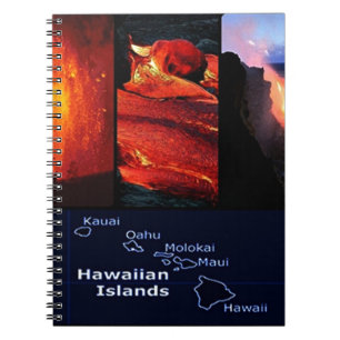 Vulkan Hawaii Notizblock