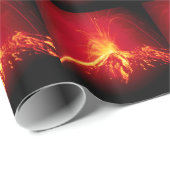 Vulkan-heiße Lava Costa Rica 1991 Geschenkpapier (Rolleneckpunkt)