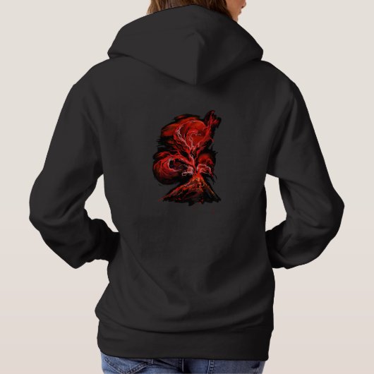 Vulkan Hoodie (Rückseite)
