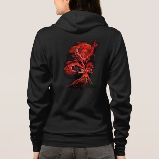 Vulkan Hoodie (Rückseite)