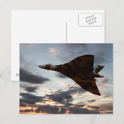 Vulkan Icon Postkarte (Vorne/Hinten)