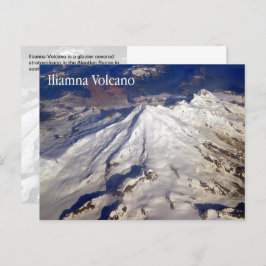 Vulkan Iliamna, Aleutian Range, AK - Postkarte