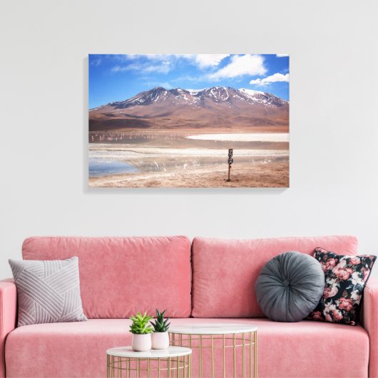 Vulkan in Altiplano Landschaft Leinwand (Insitu (Wohnzimmer))