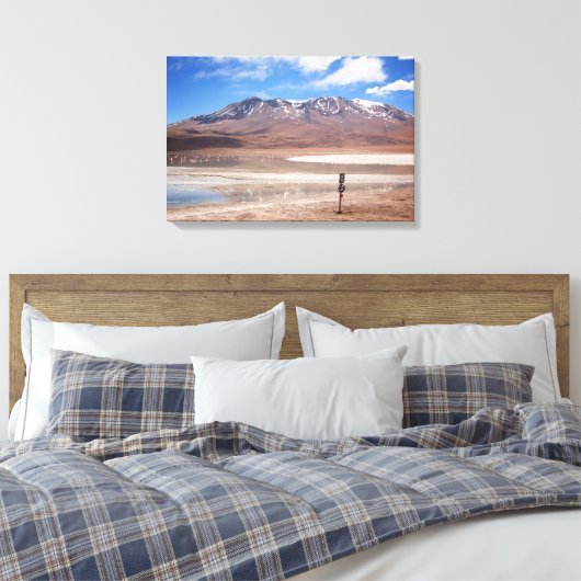 Vulkan in Altiplano Landschaft Leinwand (Insitu (Schlafzimmer))