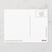 Vulkan in einer Landschaft von Altiplano, Uyuni, B Postkarte (Rückseite)