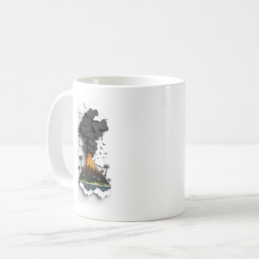 Vulkan Kaffeetasse (Vorderseite Links)