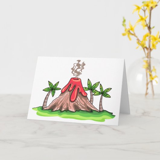 Vulkan Karte (Gelbe Blume)