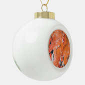 Vulkan Keramik Kugel-Ornament (Links)