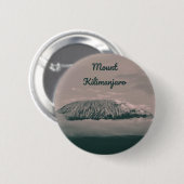 Vulkan Kilimanjaro Snow in Tansania Afrika Button (Vorne & Hinten)