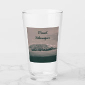 Vulkan Kilimanjaro Snow in Tansania Afrika Glas (Vorderseite)