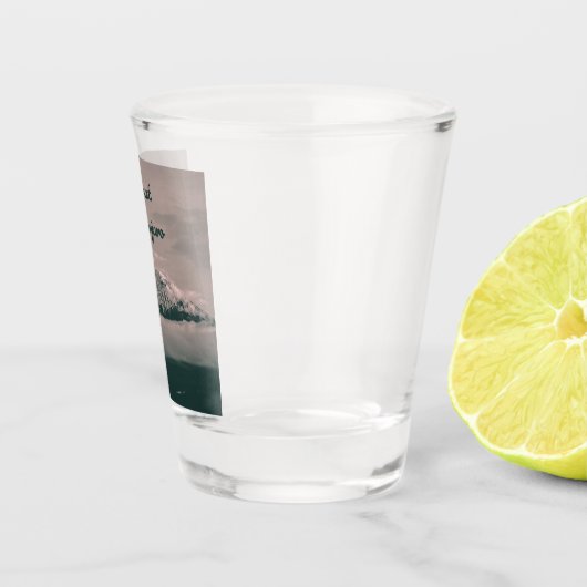 Vulkan Kilimanjaro Snow in Tansania Afrika Schnapsglas (Rechts)