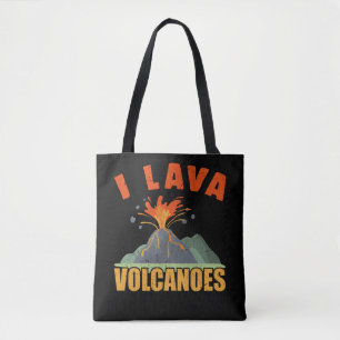 Vulkan Lava Lover Geologie Tasche