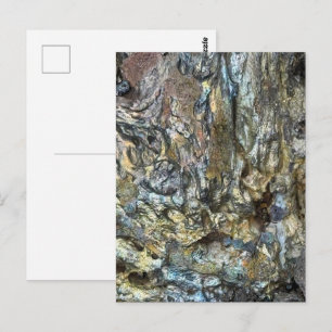Vulkan-Lavagestein Postkarte