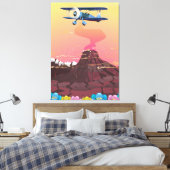 Vulkan Leinwanddruck (Insitu (Schlafzimmer))