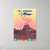 Vulkan Leinwanddruck (Vorderseite)