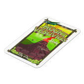 Vulkan Monte Vesuvius Italienischer Cartoon Magnet (Linke Seite)