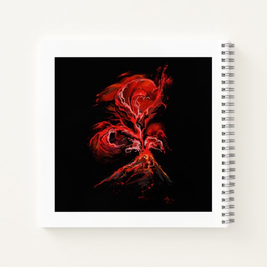 Vulkan Notizblock (Rückseite)