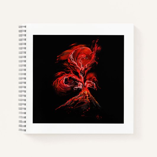 Vulkan Notizblock (Vorderseite)