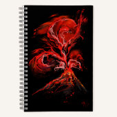 Vulkan Notizblock (Vorderseite)