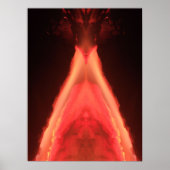 Vulkan Orange Fire Poster (Vorne)