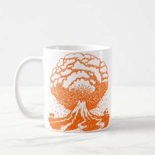 Vulkan - Orange Kaffeetasse