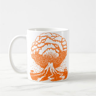 Vulkan - Orange Kaffeetasse