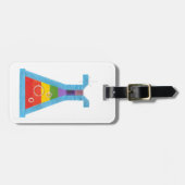 Vulkan-Phiole-Gepäckanhänger Gepäckanhänger (Vorderseite horizontal)