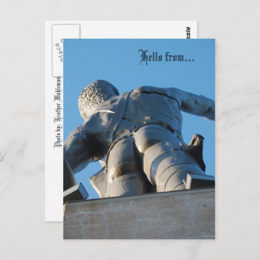 Vulkan Postcard Postkarte (Vorne/Hinten)