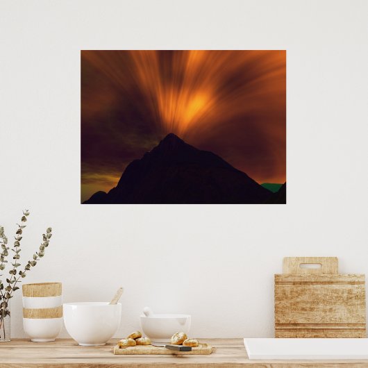 Vulkan Poster (Küche)