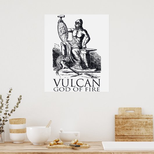 Vulkan Poster (Küche)
