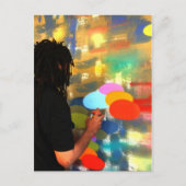 Vulkan Postkarte (Vorderseite)