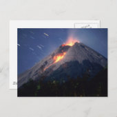 Vulkan Postkarte (Vorne/Hinten)