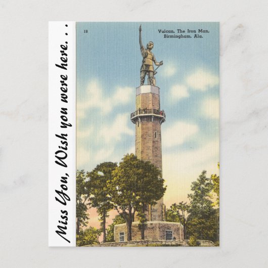 Vulkan Postkarte (Vorderseite)