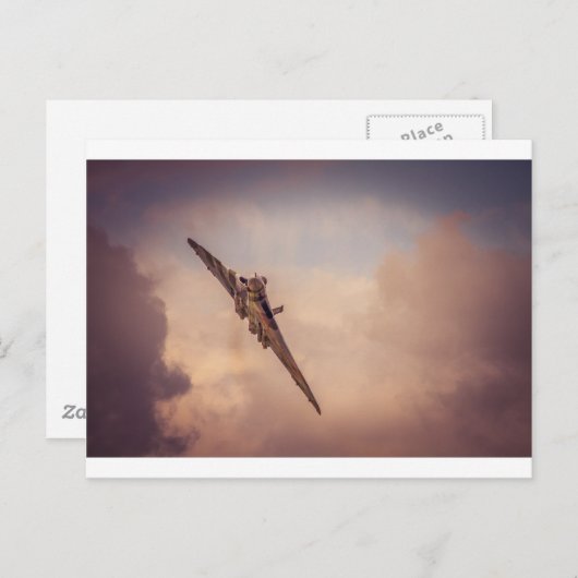 Vulkan Postkarte (Vorne/Hinten)