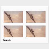 Vulkan Rechteckiger Aufkleber (Blatt)