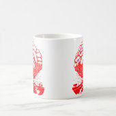 Vulkan - Rot Kaffeetasse (Mittel)