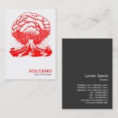 Vulkan - Rot Visitenkarte (Vorne/Hinten)