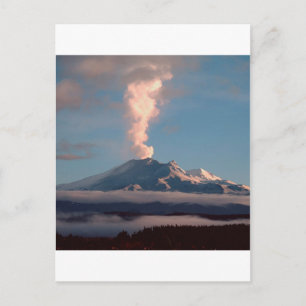 Vulkan Ruapehu Tongariro Neuseeland Postkarte