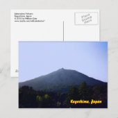Vulkan Sakurajima Postkarte (Vorne/Hinten)
