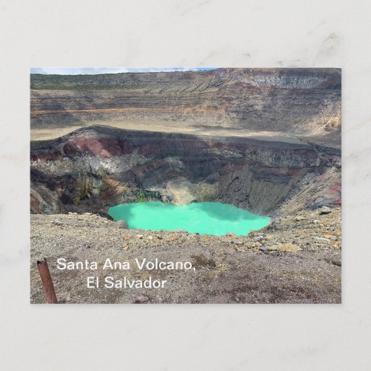 Vulkan Santa Ana, El Salvador Postkarte (Vorderseite)