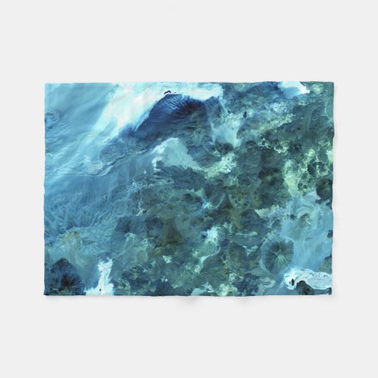 Vulkan-Satelliten-Bild Fleecedecke (Vorderseite (Horizontal))
