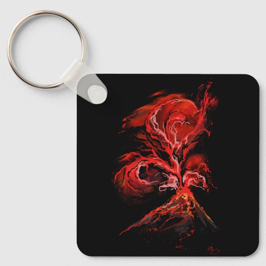 Vulkan Schlüsselanhänger (Vorderseite)