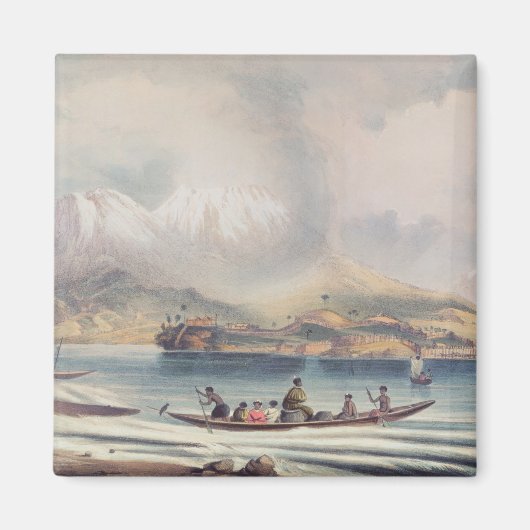 Vulkan Tongariro, Neuseeland Magnet (Vorne)