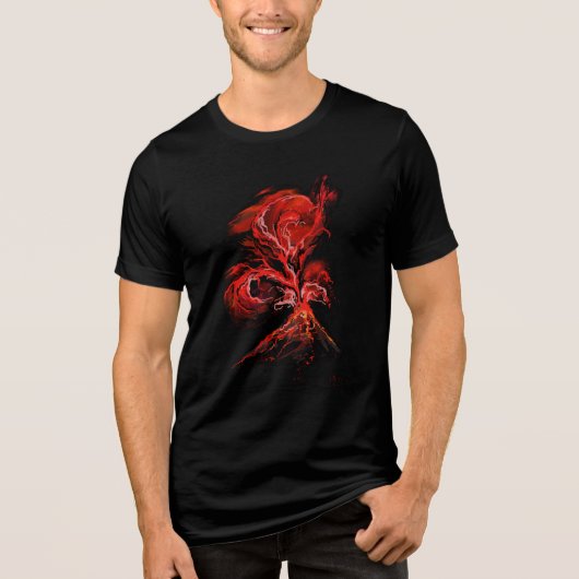 Vulkan Tri-Blend Shirt (Vorderseite)