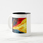 Vulkan Zweifarbige Tasse (Vorderseite Links)