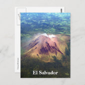 Vulkanaerial el salvador postkarte (Vorne/Hinten)
