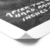 Vulkanasche in Alaska 1912 Poster (Ecke)