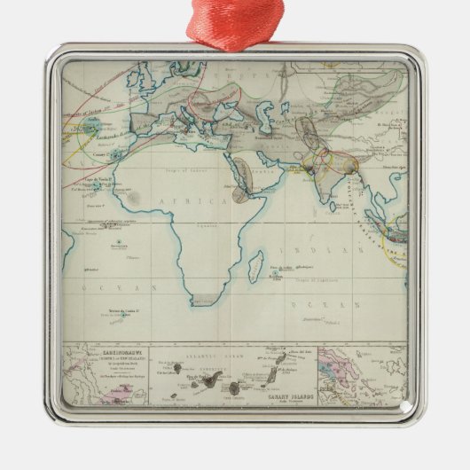 Vulkanasche Silbernes Ornament (Vorne)