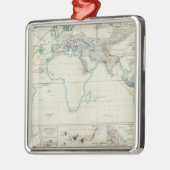 Vulkanasche Silbernes Ornament (Links)